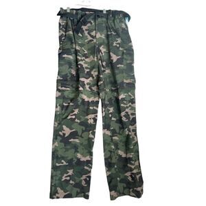 Allforth Men’s Camouflage 2 in 1 Zip-off Pants Classic Fit Size 34x32 Gorpcore
